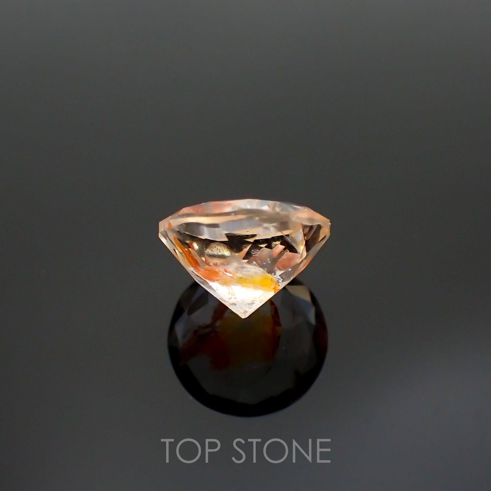 オーロラクォーツ ブラジル・ミナスジェライス産 3.64ct[220114365]10.2x10.2mm前後