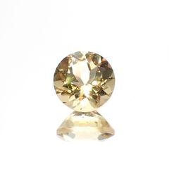イエローベリル(宝石名イエロー・ベリル)ブラジル産 1.22ct 識別済[211113653]7x6.9mm前後
