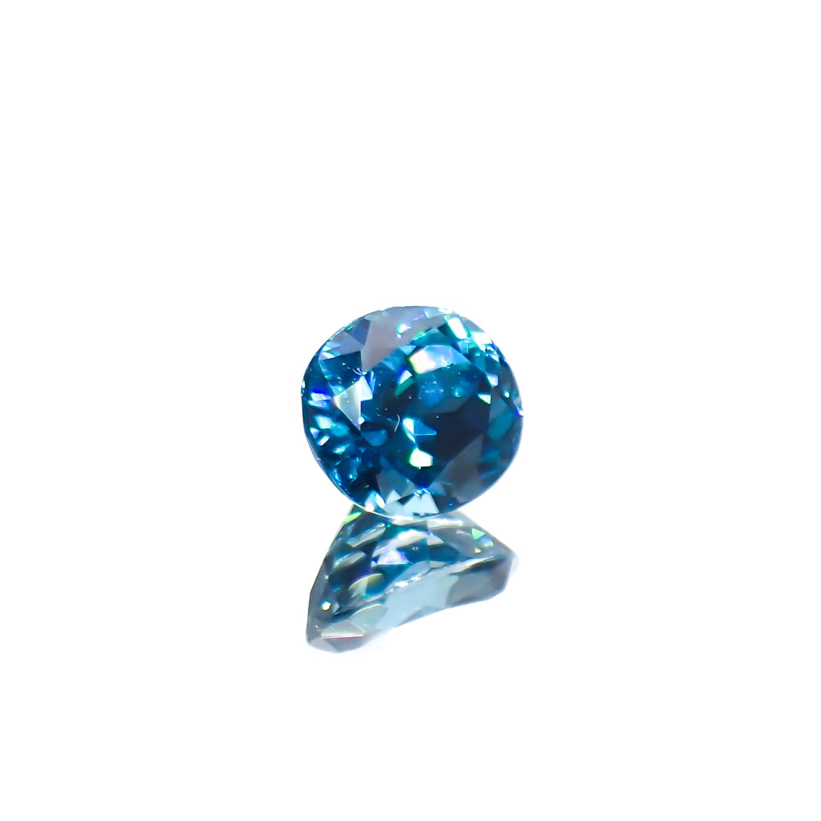 ラタナキリブルージルコン カンボジア産 1.39ct[240728494]6.1x5.6mm前後