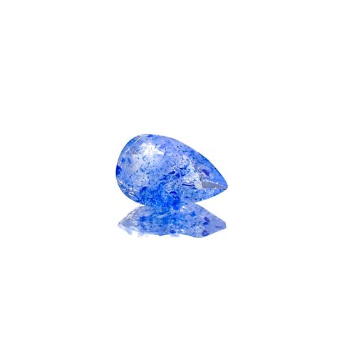 ラズライトインソーダライト フルオレッセンス(宝石名ラズライト イン ソーダライト)アフガニスタン産 0.58ct 識別済[241029234]8.1x5.2mm前後