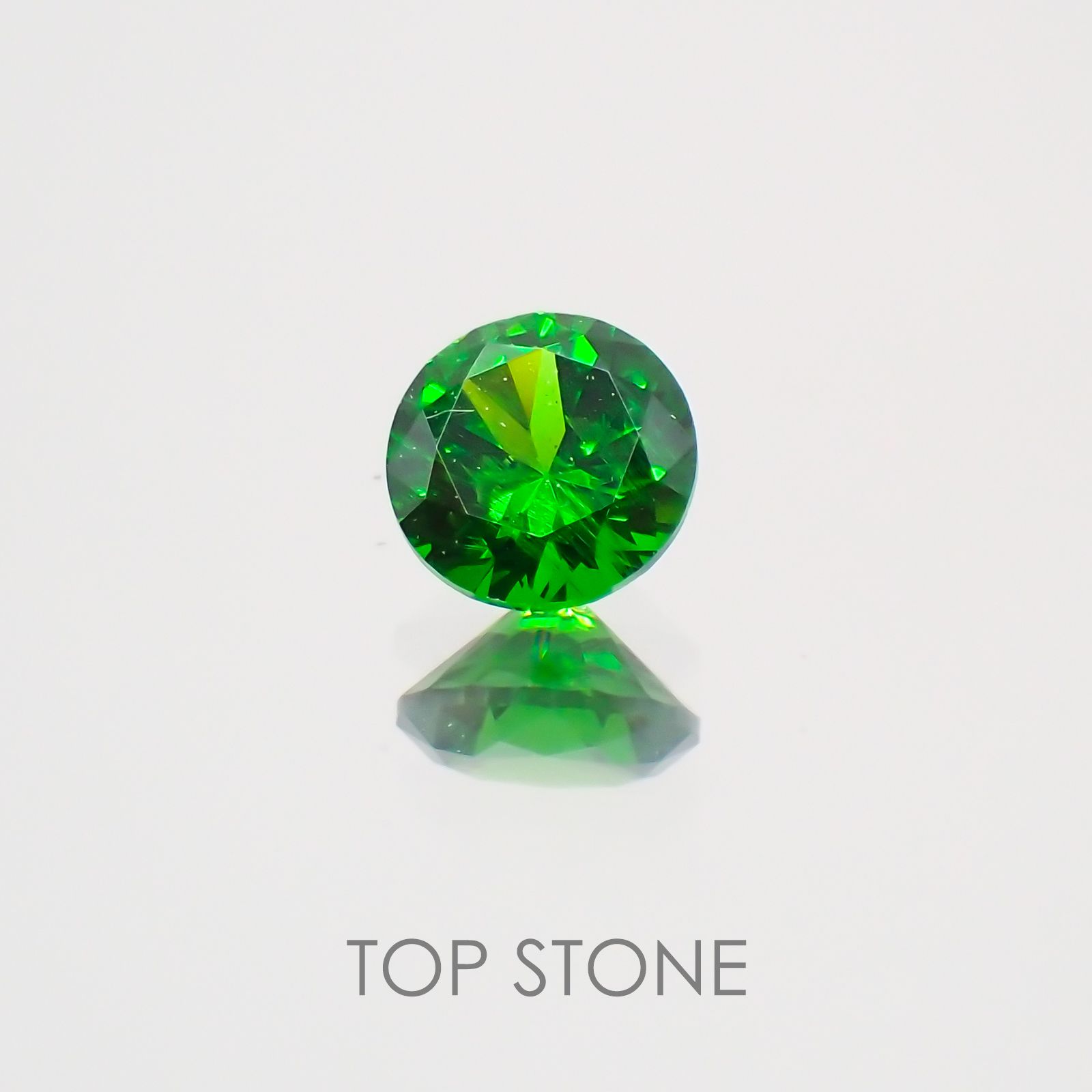 デマントイドガーネット(宝石名デマントイド・ガーネット)  ロシア産 0.174ct ソ付(彩珠)[210410510]3.3×3.3mm前後