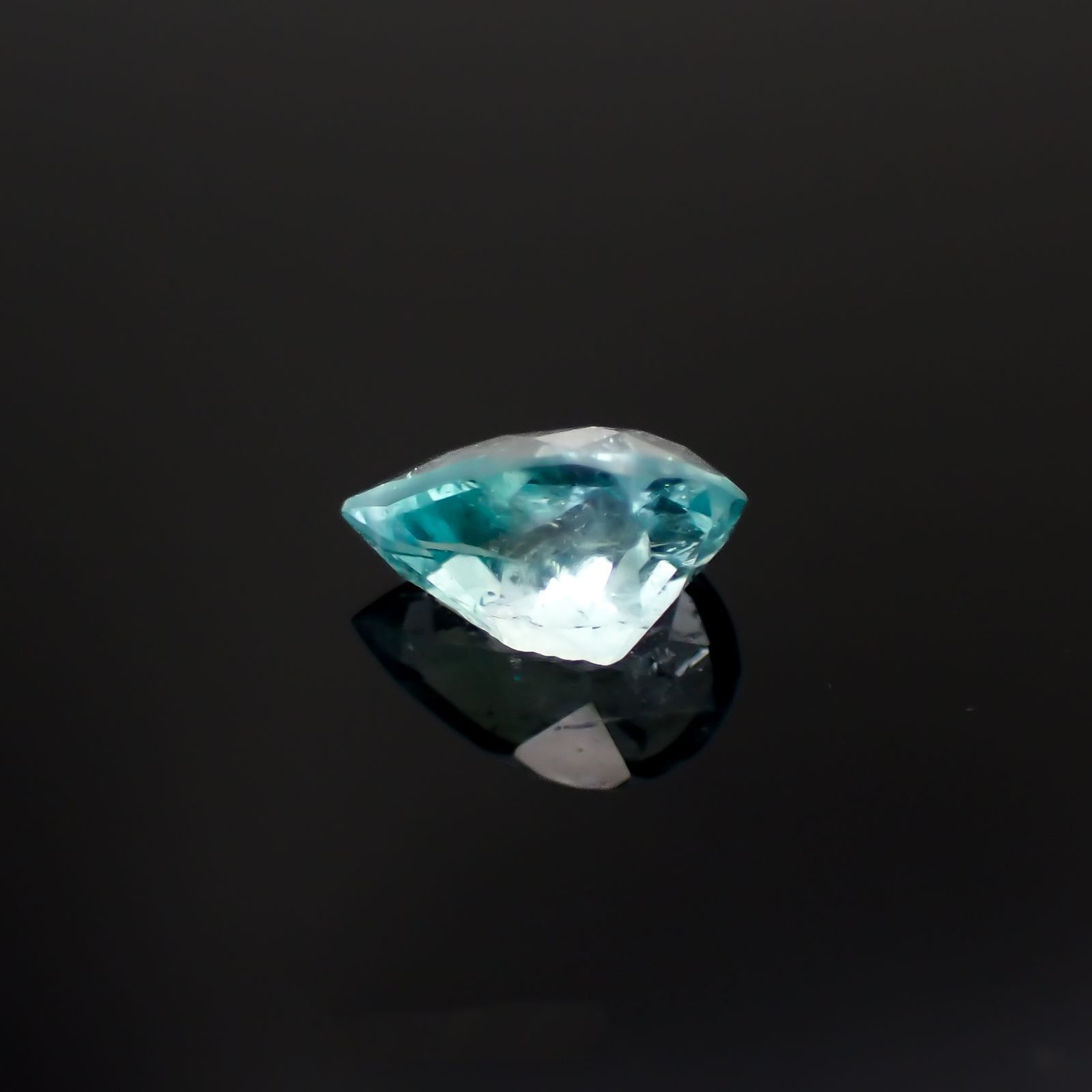 ユークレース(宝石名ブルー・ユークレース)コロンビア産 0.565ct ソ付