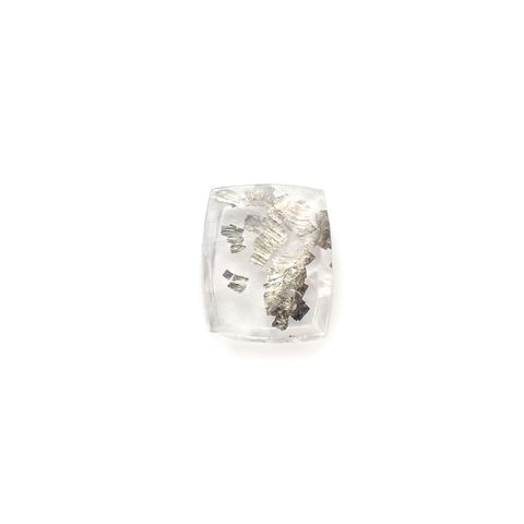 パイライトインクォーツ ブラジル産 8.33ct[240225922]14.1x11.7mm前後