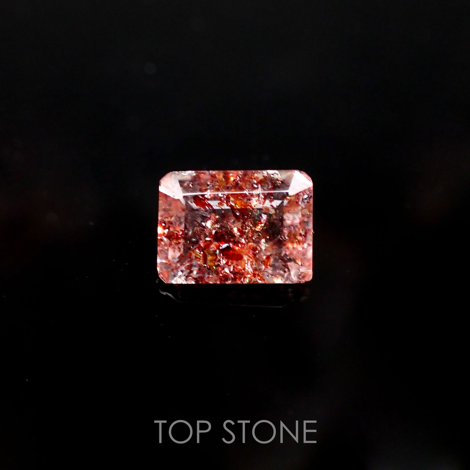 ファイヤークォーツ ナイジェリア産 ルース 1.3ct[210610715]8×5.9mm前後