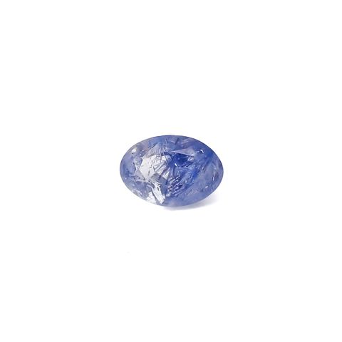 デュモルチェライトインクォーツ ブラジル産 0.83ct / 7.1x4.9mm前後 [260331849]