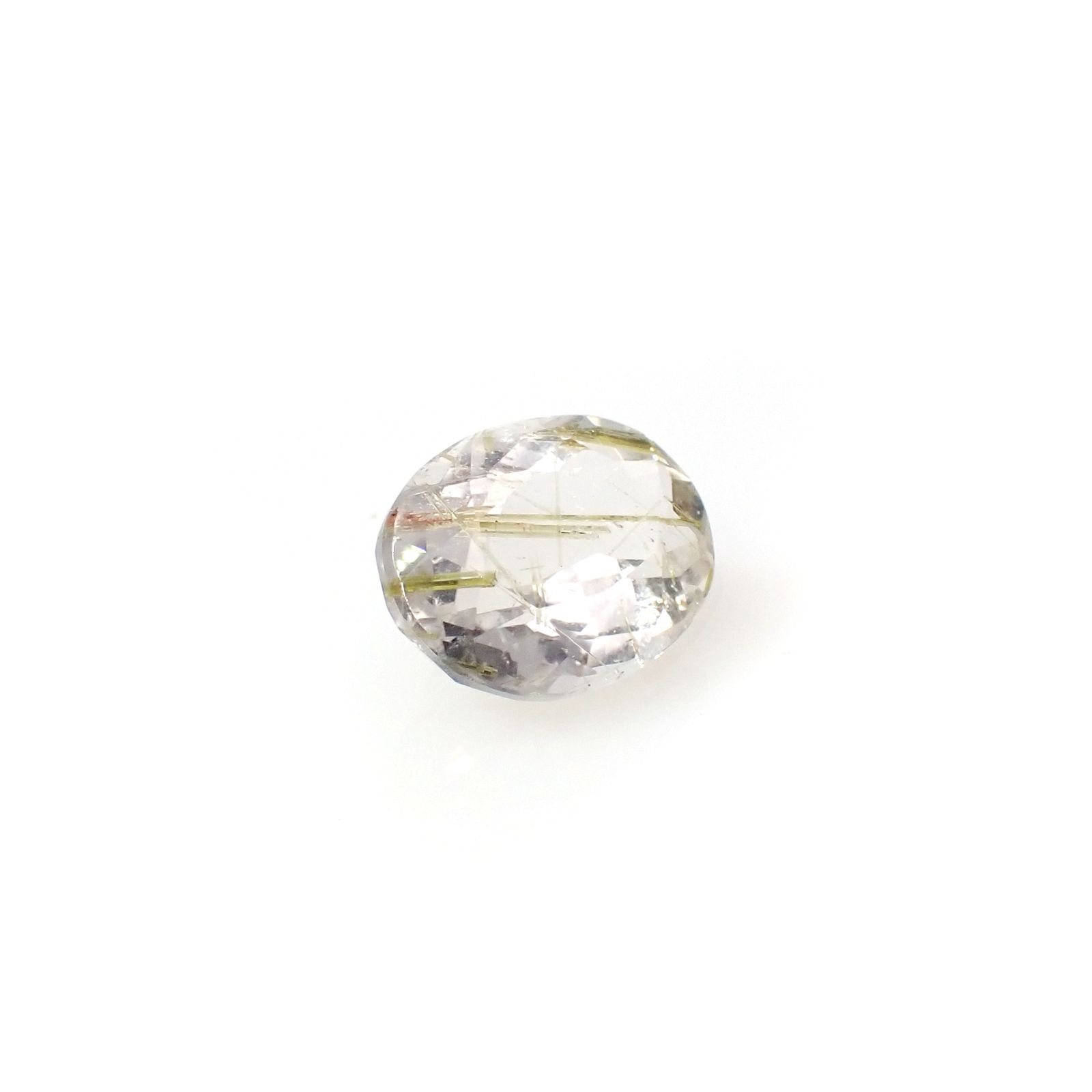 エピドートインクォーツ ブラジル産 2.81ct[240427290]10.7x8.2mm前後