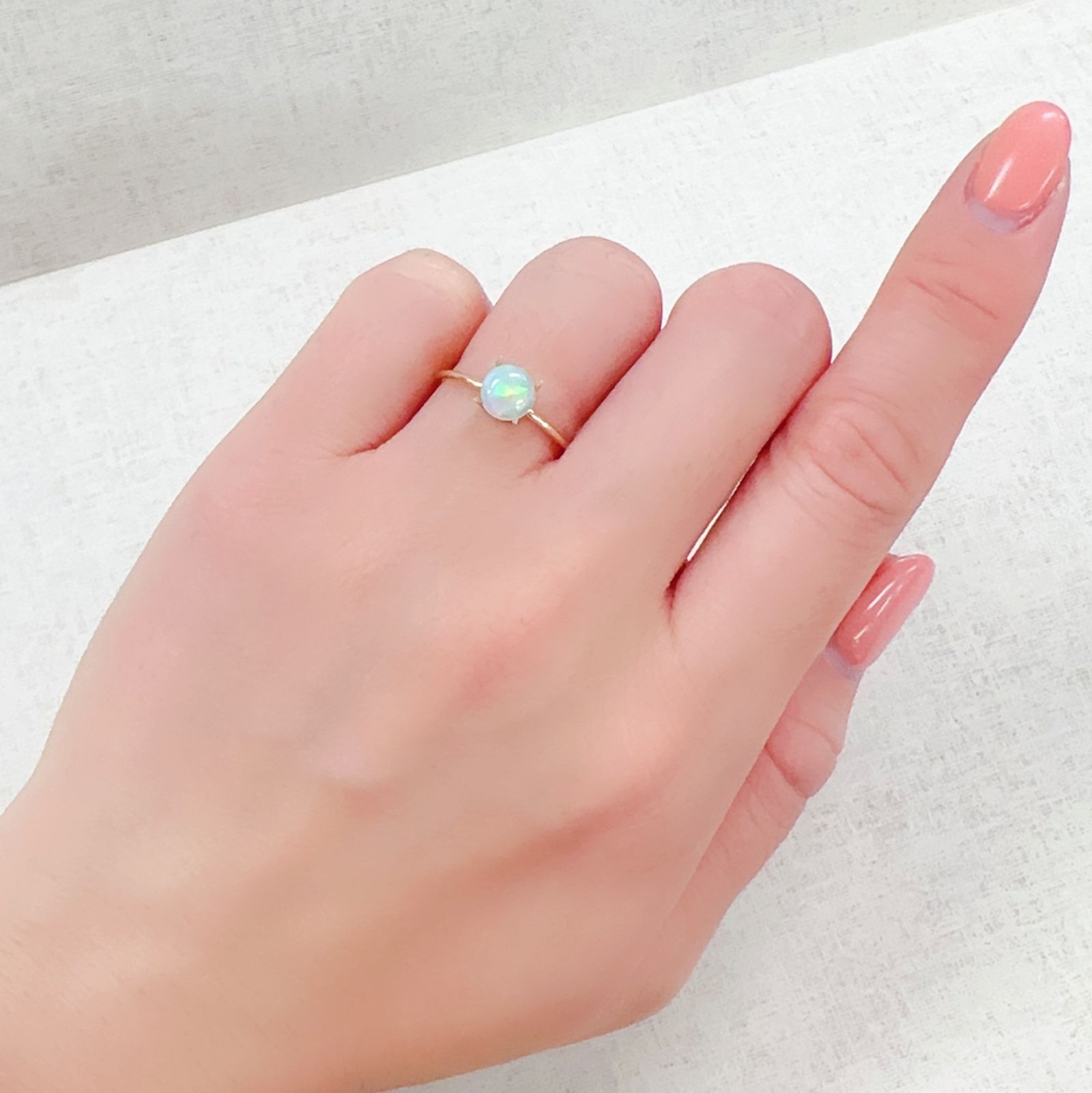 エチオピアオパール エチオピア産 0.55ct[230321050]6x6mm前後