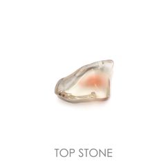 オレゴンサンストーン 原石スライス磨き アメリカ・オレゴン州産 5.72ct[220918004]19.4x10.7mm前後