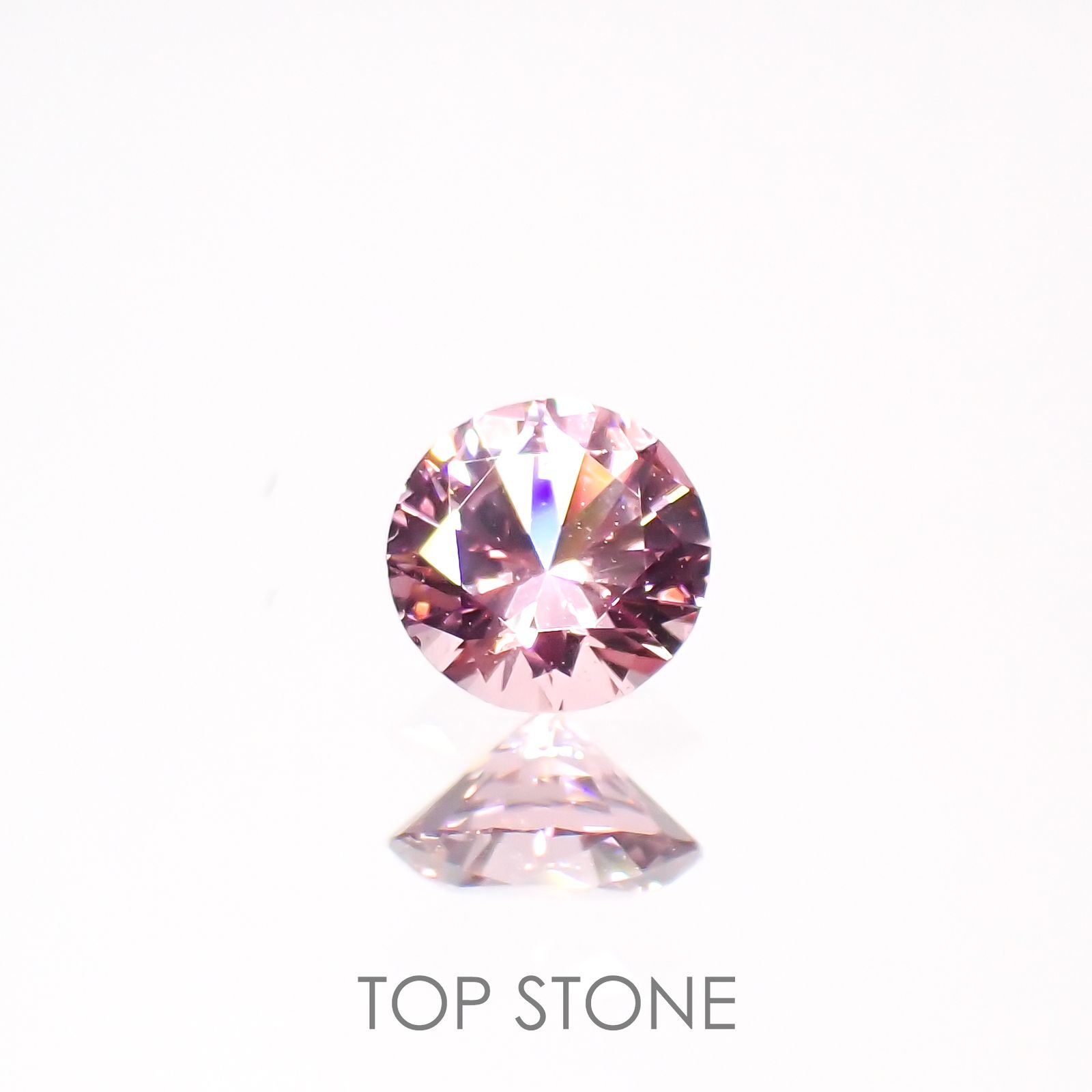 カラーシフトマラヤガーネット(宝石名ガーネット)タンザニア産 0.20ct 識別済[220515837]3.5x3.5mm前後