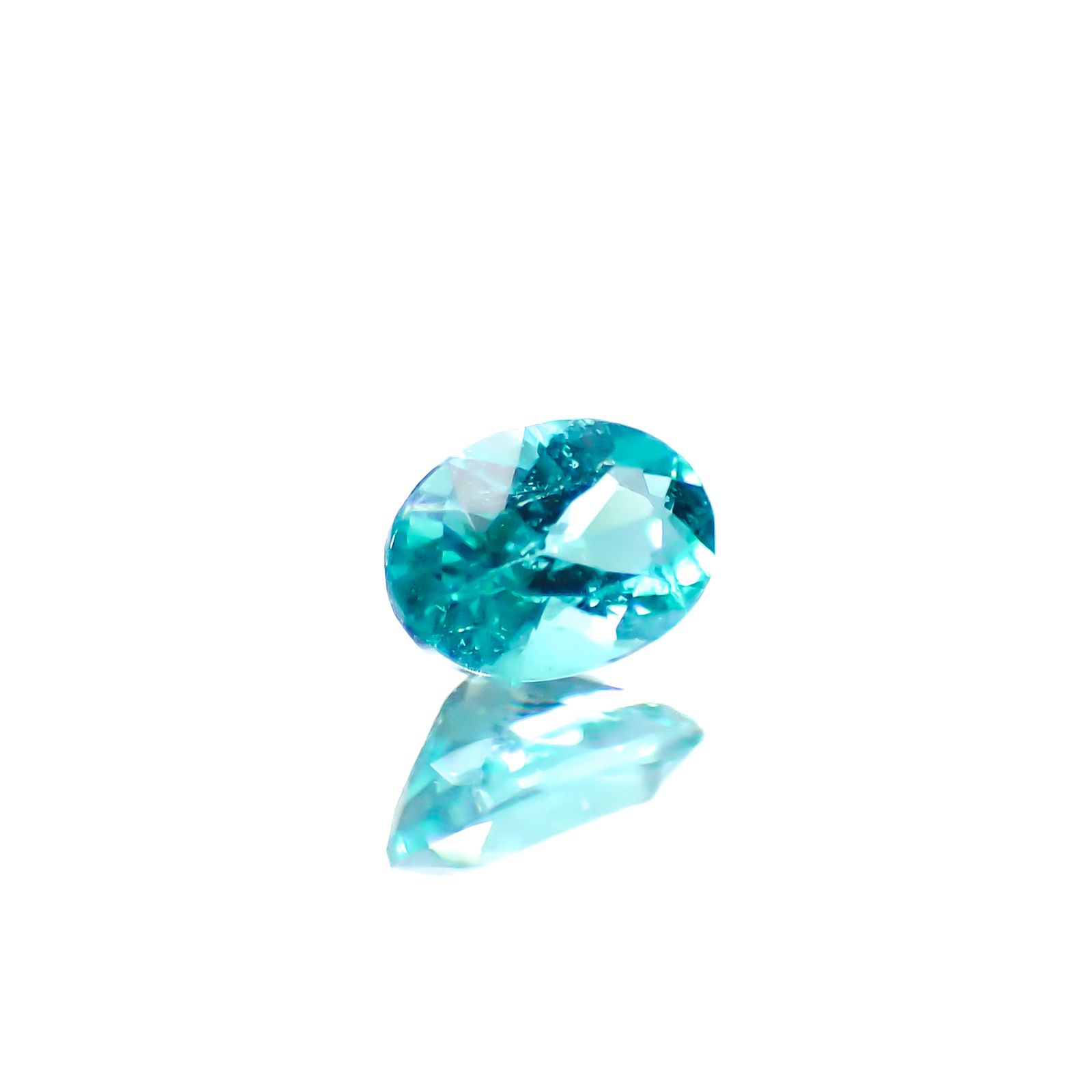 パライバトルマリン ブラジル・ムルング鉱山産 0.10ct[240928751]3.5x2.4mm前後