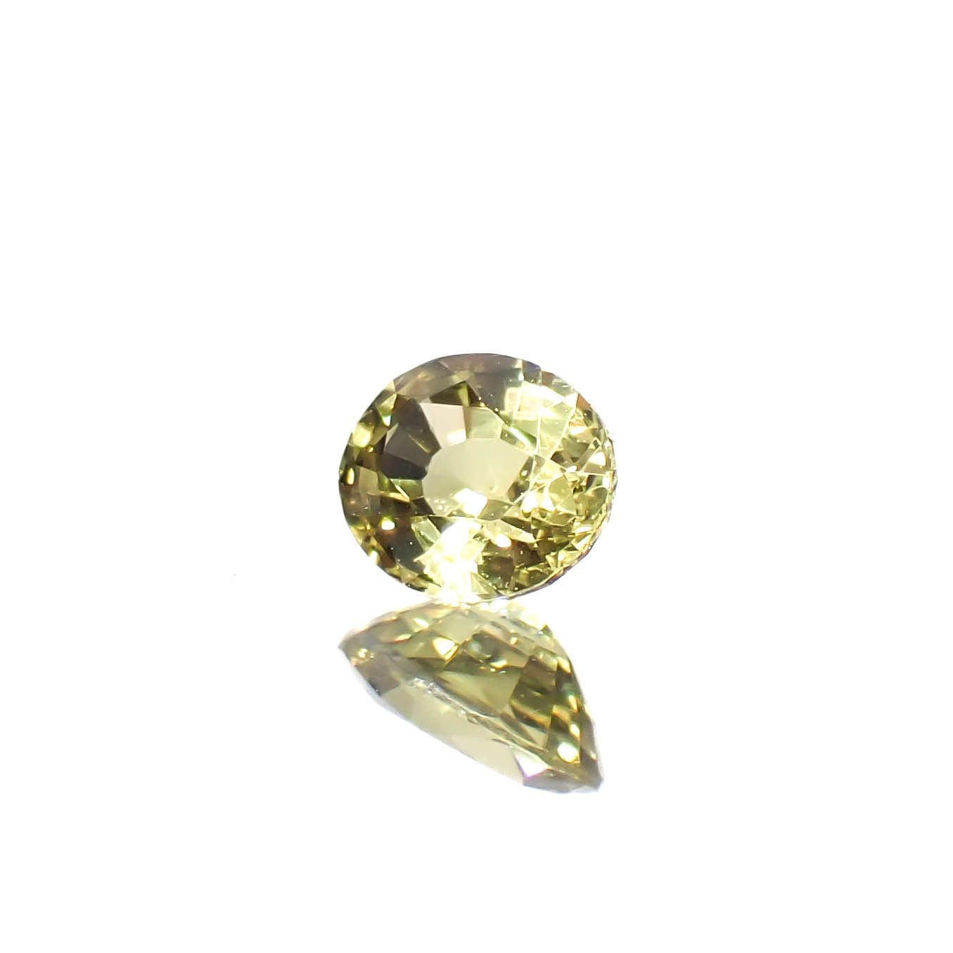 イエローサファイア スリランカ/マダガスカル産 0.25ct / 4.1x3.3mm前後 [250931138]
