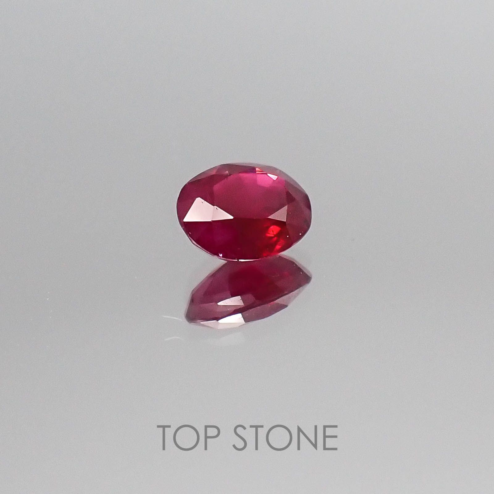 ルビー ビルマ産 ルース 0.99ct[20052368]6.5×5.4mm前後