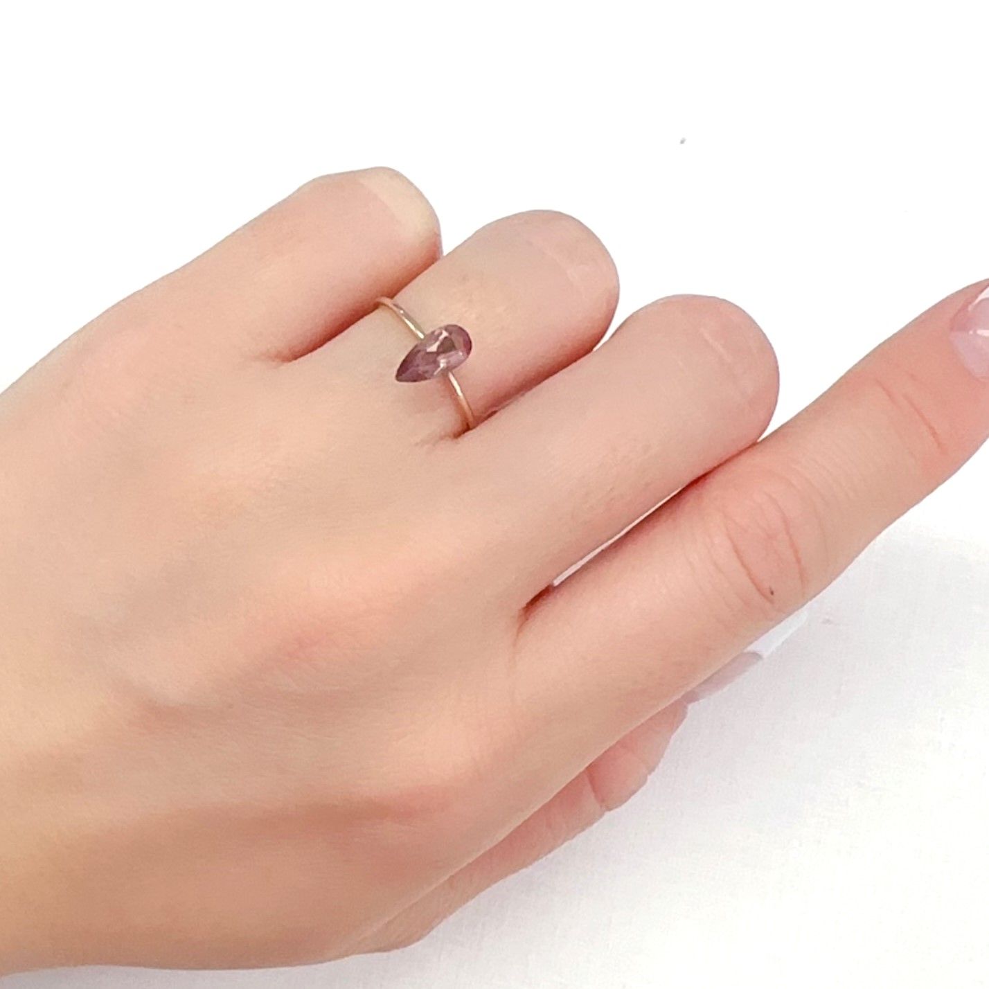 ピンクアパタイト ブラジル産 0.75ct[231224934]8.7x4.3mm前後
