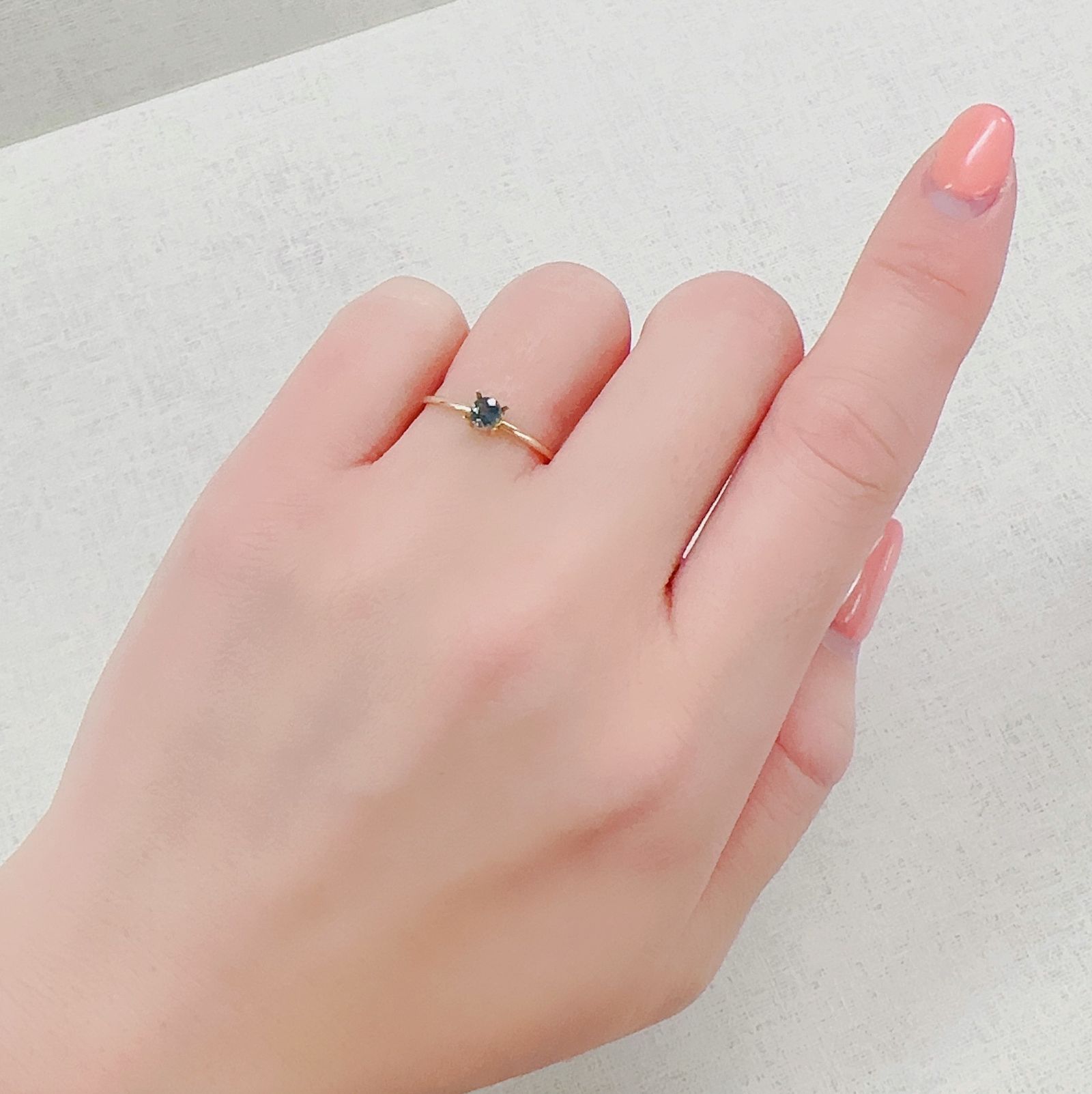 ブルートルマリン(宝石名トルマリン)アフガニスタン産 0.18ct 識別済[230321084]3.5x3.5mm前後
