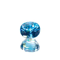 ラタナキリブルージルコン カンボジア産 1.89ct[220917927]6.5x5.4mm前後