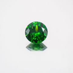 デマントイドガーネット(宝石名デマントイド・ガーネット) ロシア産 0.986ct ソ付(彩珠)[210310254]6.1×6.1mm前後