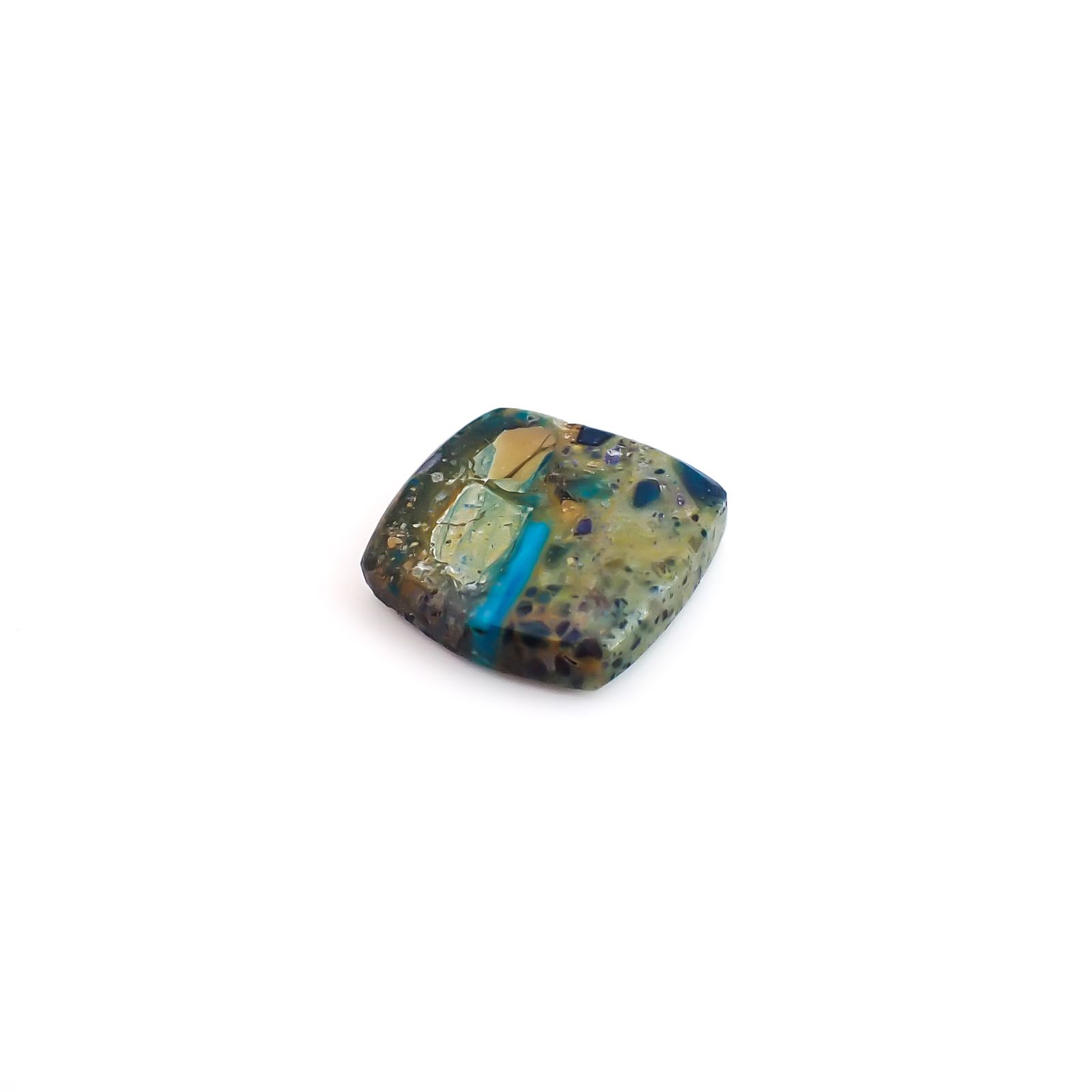 ブルーオパール ペルー産 2.83ct / 11.8x11.7mm前後 [260933090]
