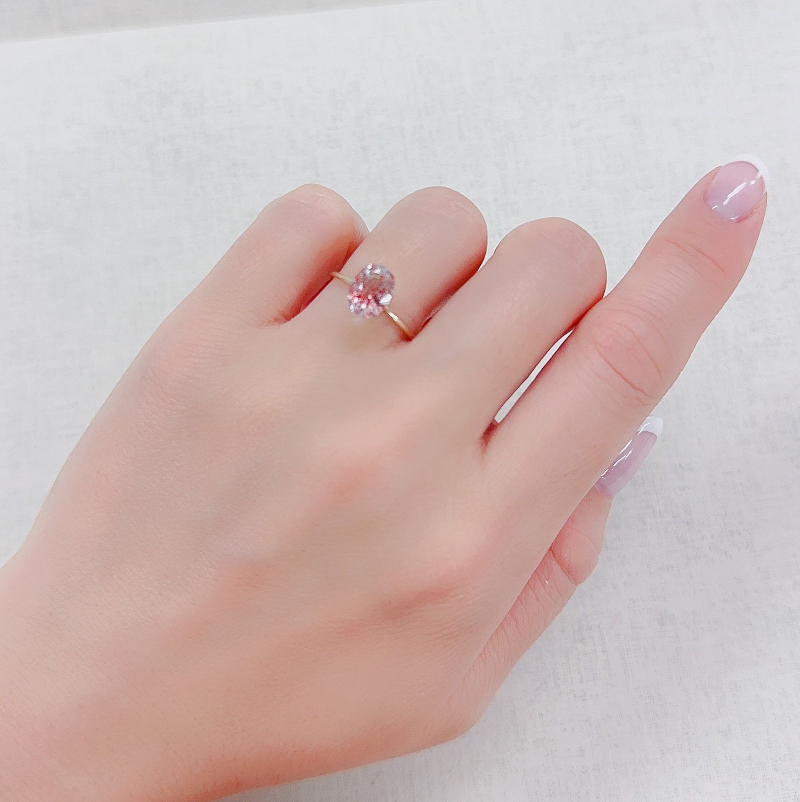 ファイヤークォーツ ナイジェリア産 1.46ct[230421748]8.6x6.5mm前後