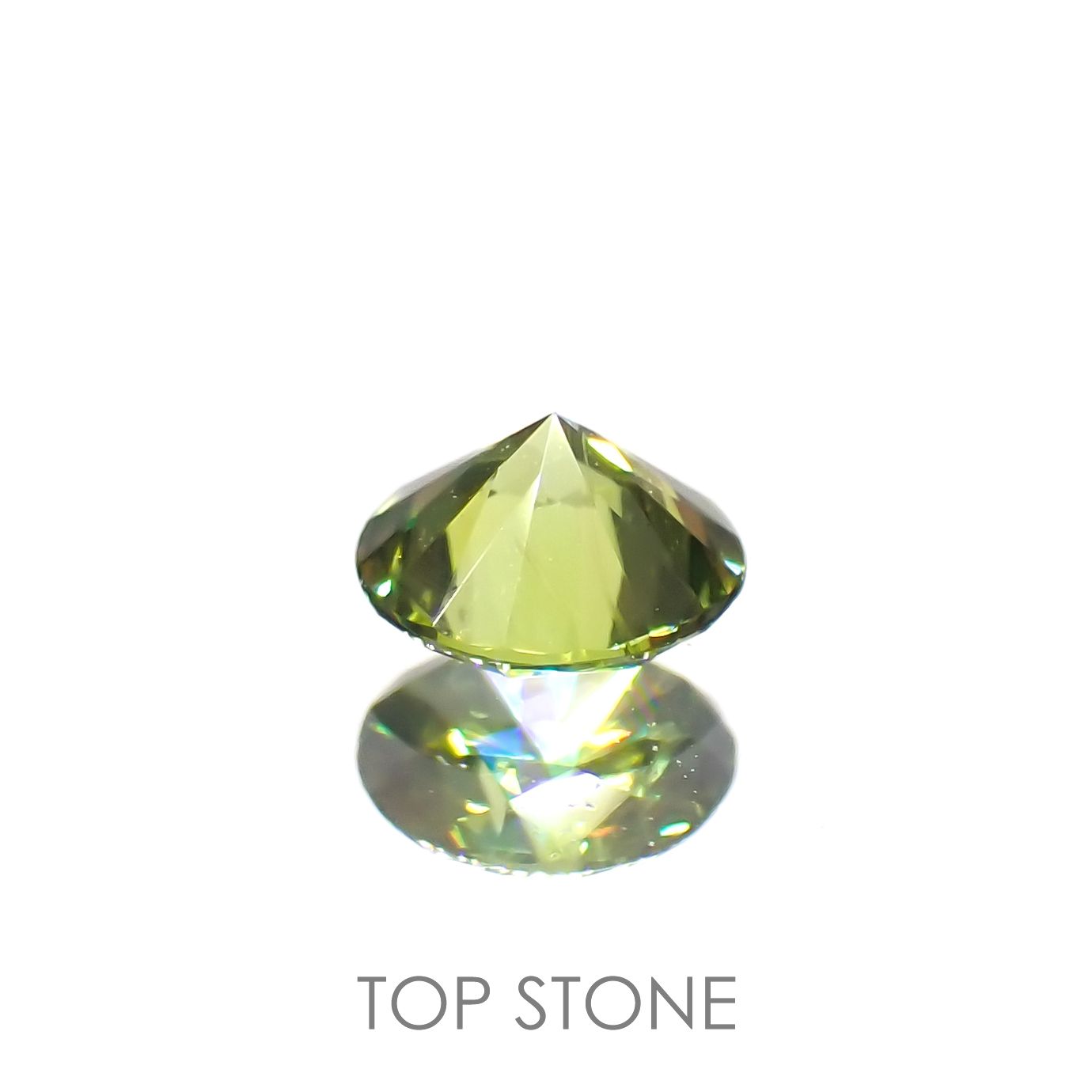 デマントイドガーネット(宝石名デマントイド・ガーネット)ロシア産 0.16ct 識別済[221119168]3.4x3.4mm前後
