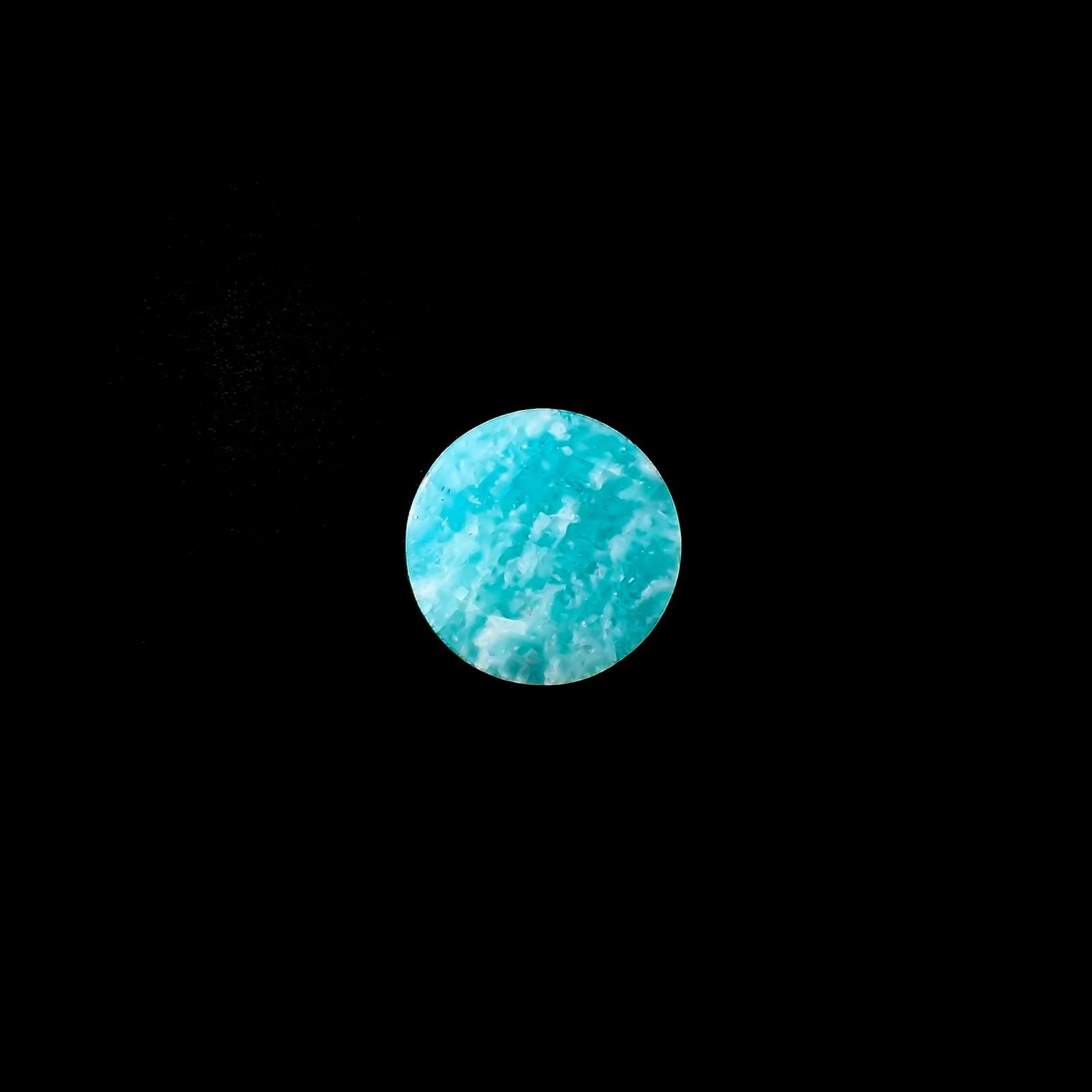マトリックスアマゾナイト(アマゾナイトインクォーツ/フェルドスパー) ブラジル産 4.26ct[240226330]12x12mm前後