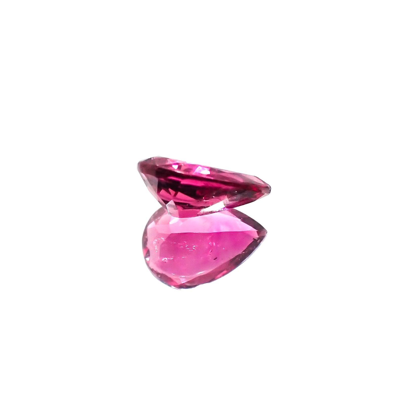 パープルトルマリン(宝石名パープル・トルマリン)ブラジル産 識別済 0.88ct / 8.1x5.7mm前後 [260323894]