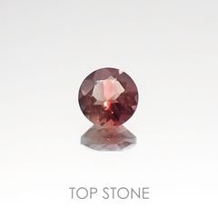 バイカラーオレゴンサンストーン アメリカ産 ルース 0.46ct[20107091]5×5mm前後