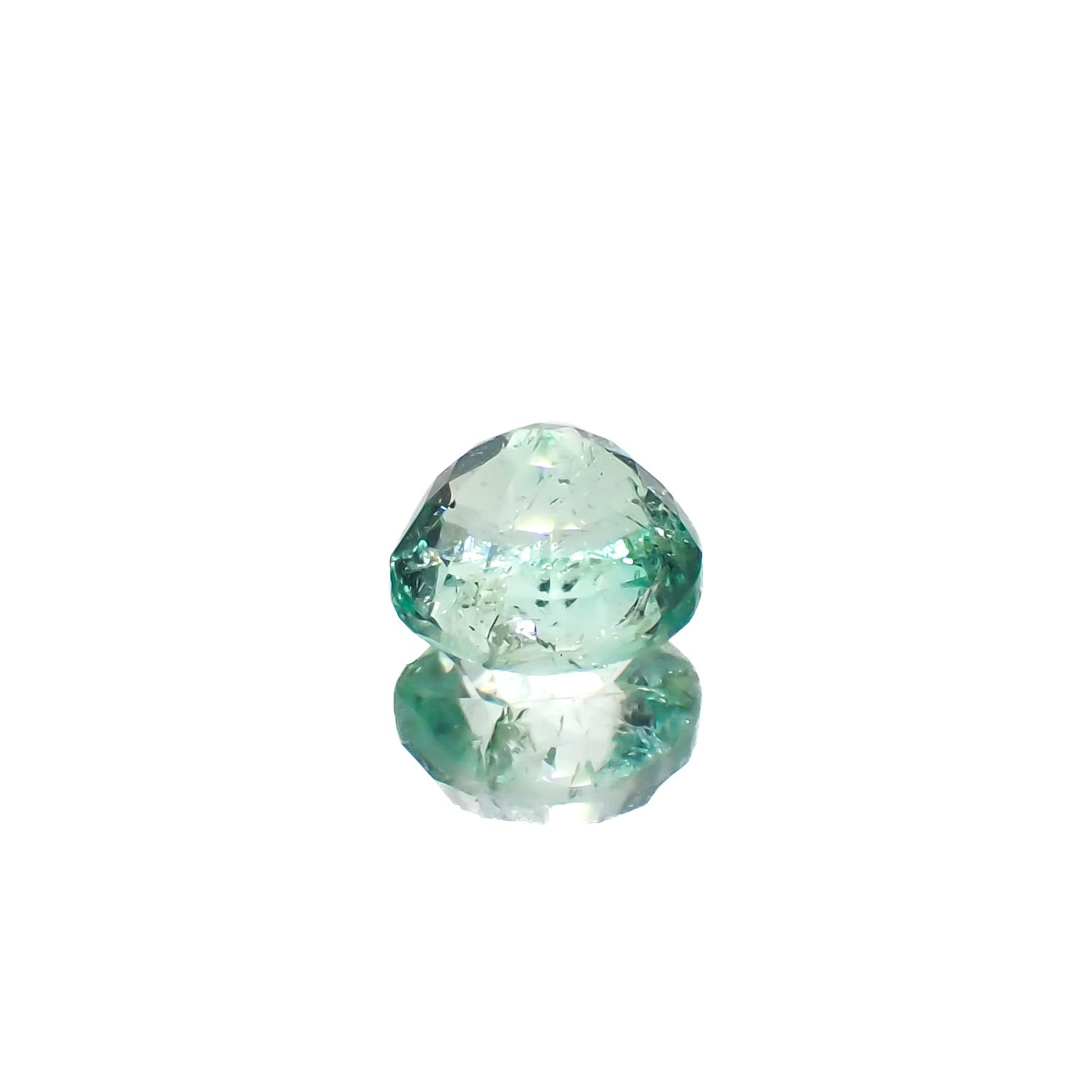 パステルカラーエメラルド コロンビア産 0.56ct[240225944]5.1x5.1mm前後
