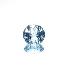 ◇カスタムカット◇ブルートパーズ ブラジル産 4.65ct[221219330]9.9x9.9mm前後