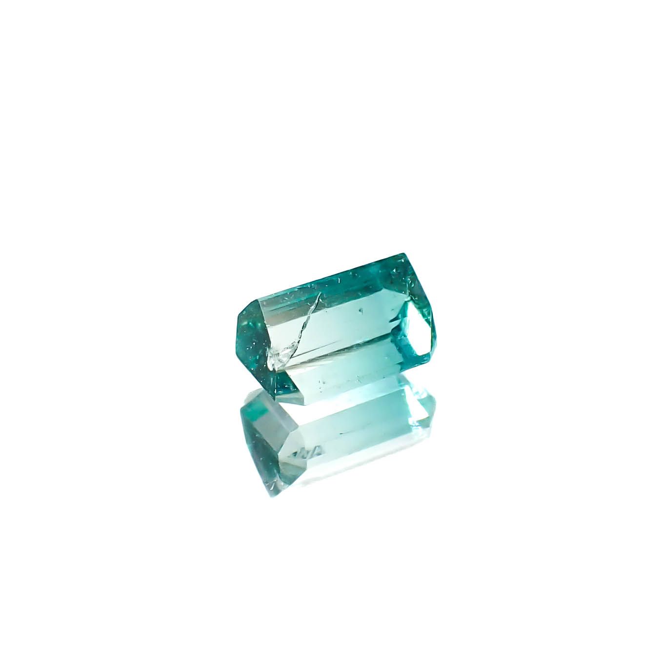 バイカラートルマリン アフガニスタン産 1.72ct [250730924]7.5x5.3mm前後