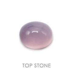 パープルカルセドニー(宝石名バイオレット・カルセドニー) インドネシア産 14.61ct 識別済[21017971]16.3×13.3mm前後