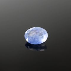 デュモルチェライトインクォーツ ブラジル産 1.11ct[240125655]7.4x5.6mm前後