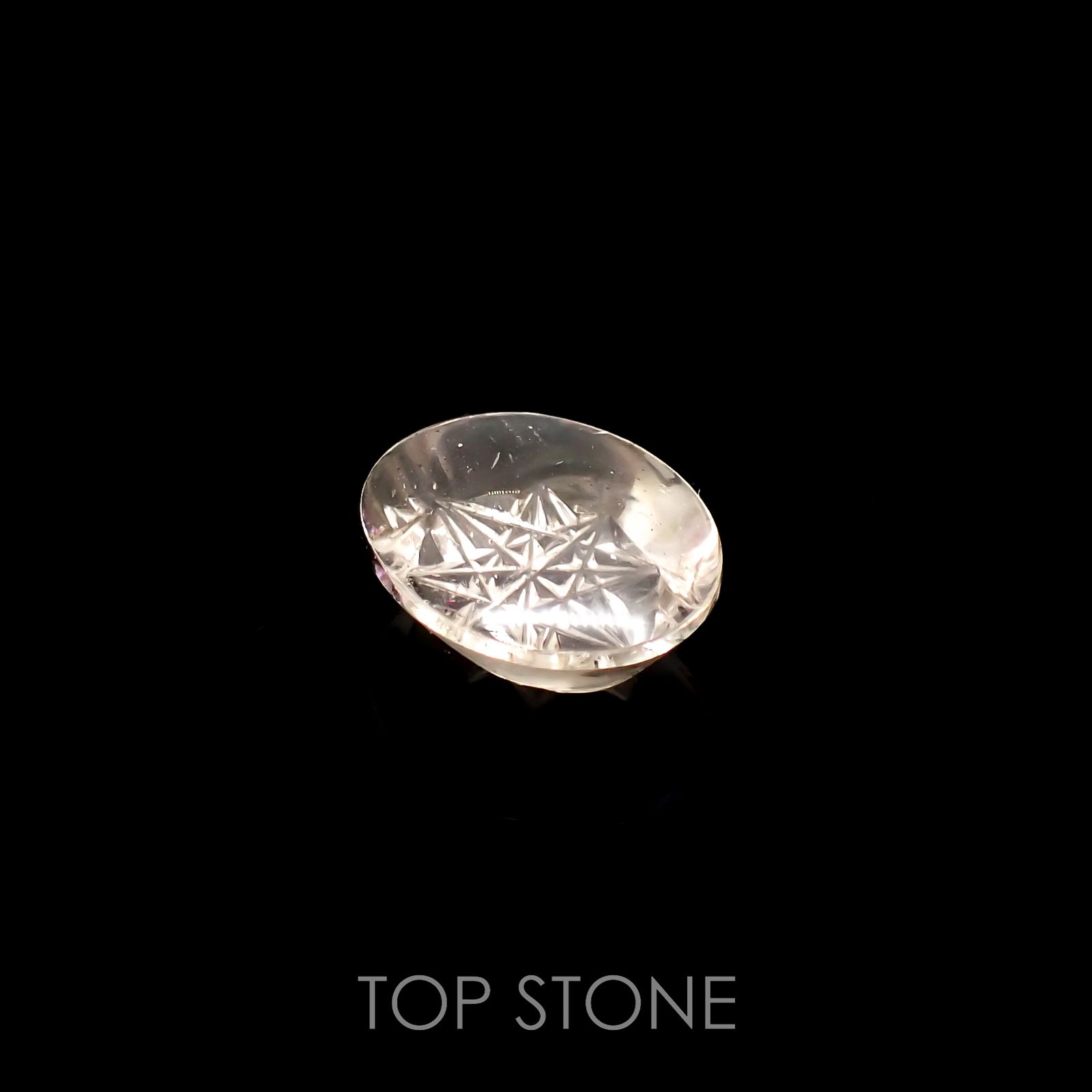 ◇甲州貴石切子Plus Three◇ティンカーベルクォーツ カード付きブラジル産 6.11ct[220616083]13.7x11.1mm前後