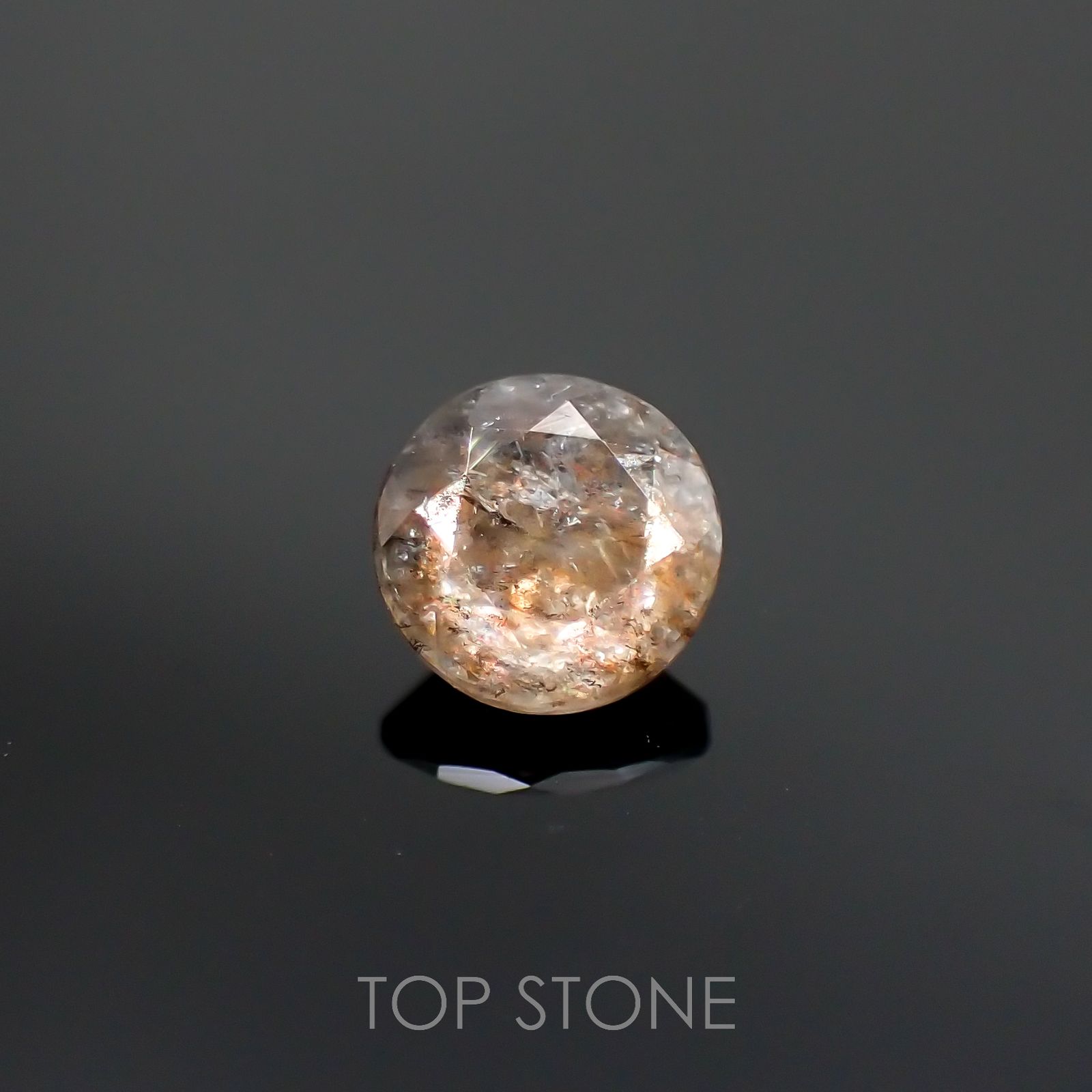 アベンチュリンアクアマリン ナイジェリア産 0.45ct[221018368]5.2x5.2mm前後