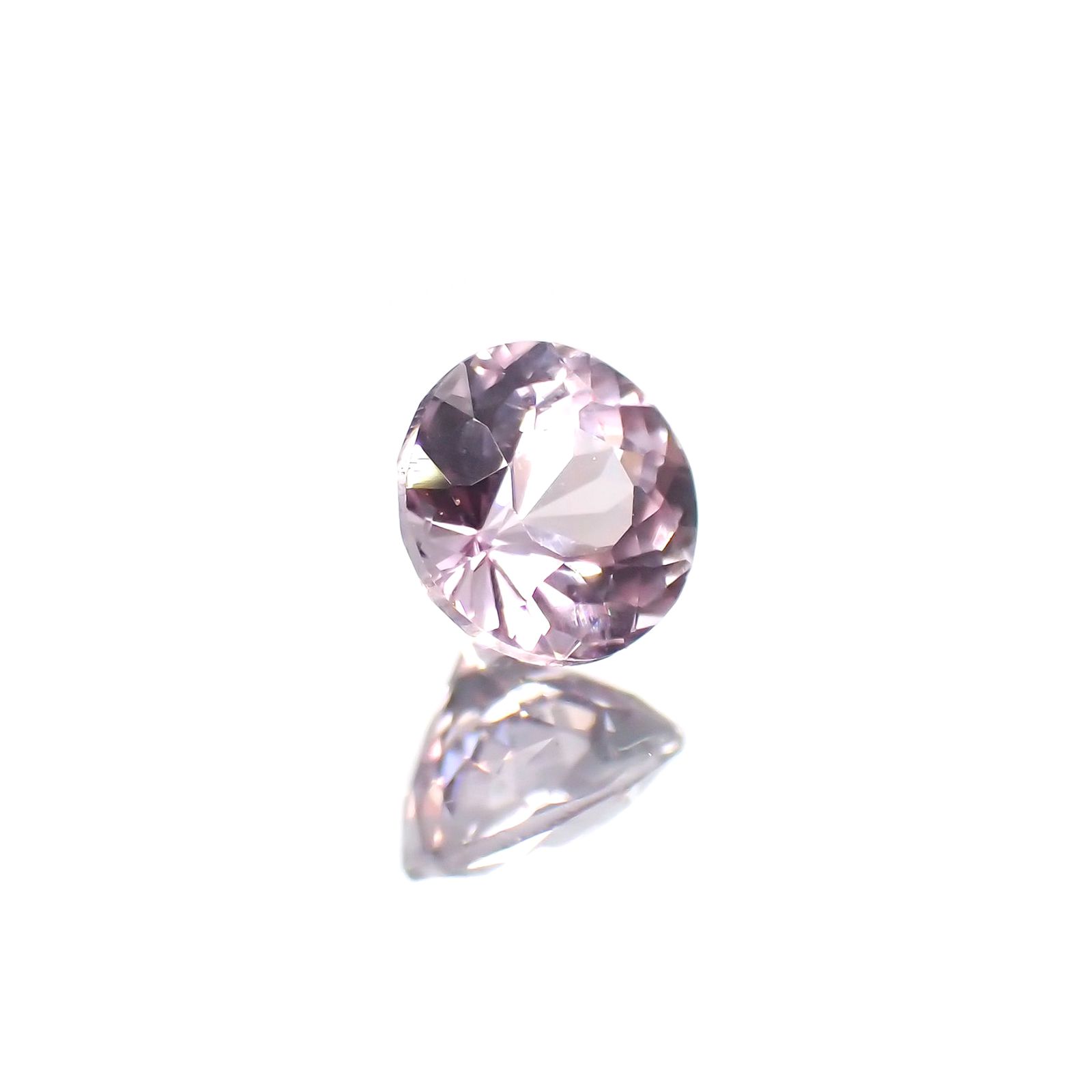 カラーシフト ピンクダイアスポア(宝石名ダイアスポア) アフガニスタン産 0.41ct 識別済[210912437]4.5×4.5mm前後