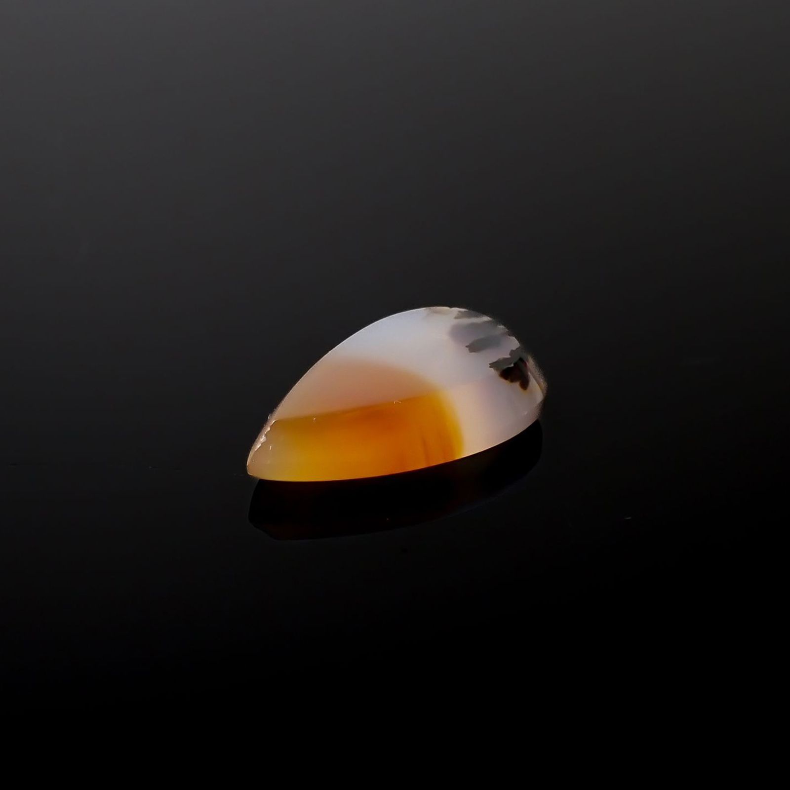 モンタナアゲート アメリカ・モンタナ州産 12.60ct / 23.2x14.2mm前後 [260127121]