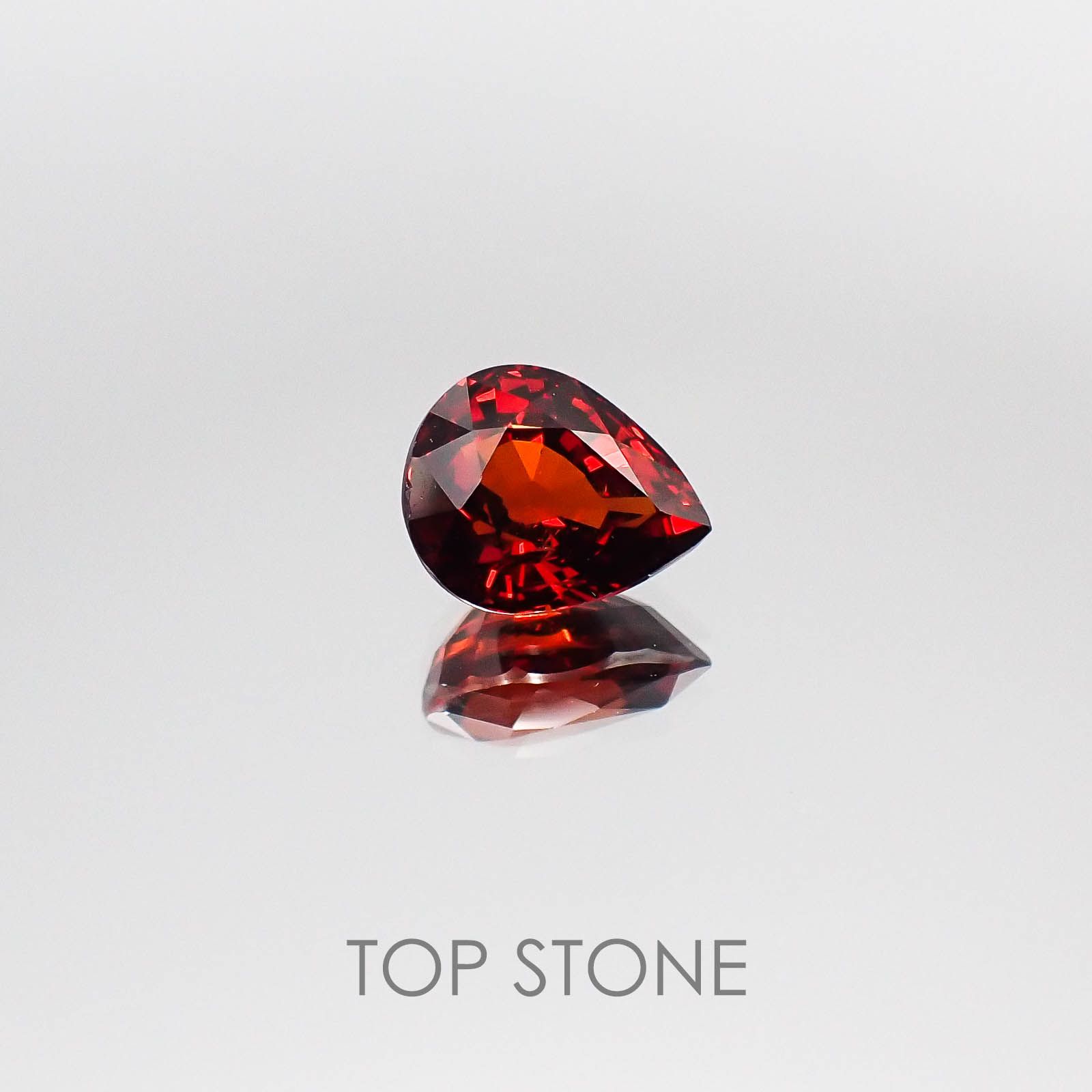 アルマンディンスペサルティンガーネット マダガスカル産 ルース 2.75ct[20073708]8.9×7.3mm前後