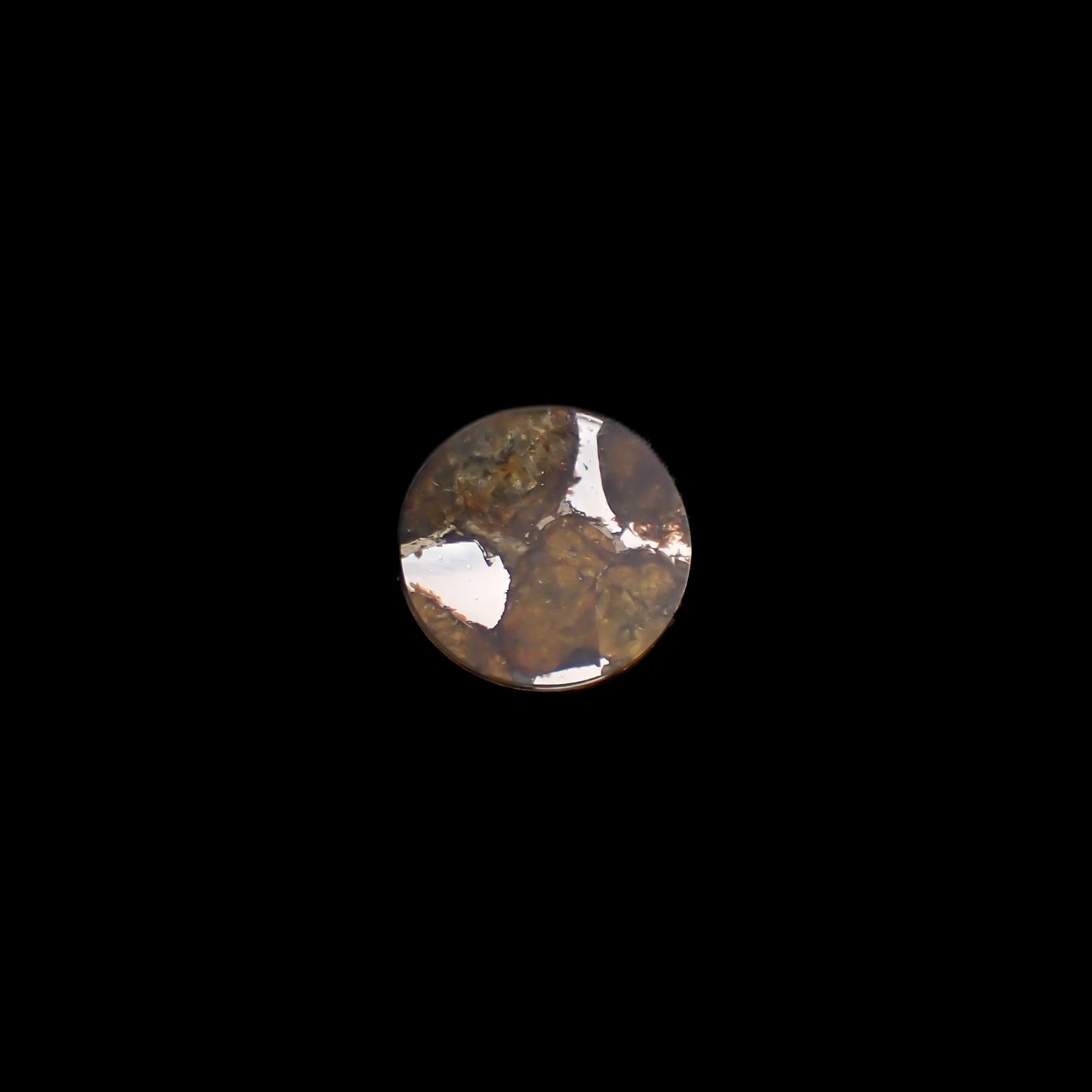 パラサイト隕石Sericho トリプレット 発見地:ケニア 2.94ct[240527649]12x12mm前後