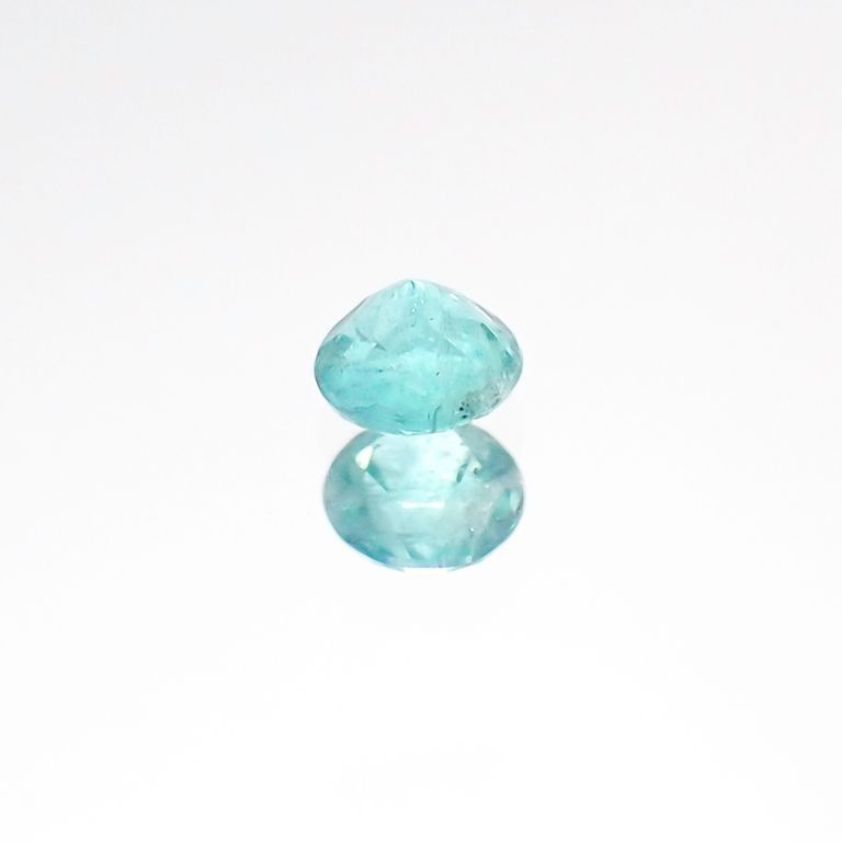パライバトルマリン(宝石名トルマリン/別名パライバ・トルマリン) ブラジル・パライバ州バターリャ鉱山産 0.072ct 識別済[20096273]2.4×2.4mm前後