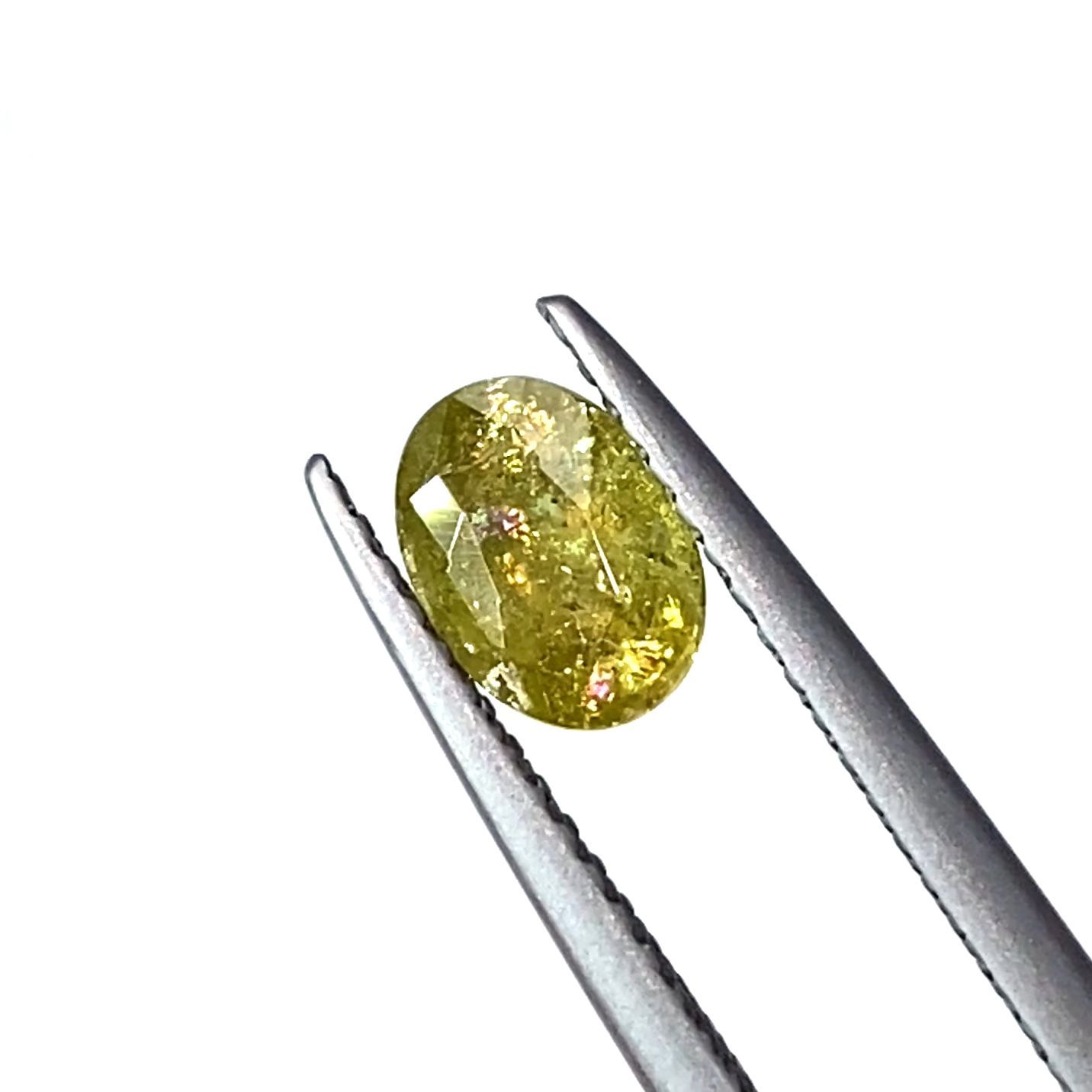 イリデッセンスクロムトルマリン(宝石名トルマリン)ケニア産 0.74ct