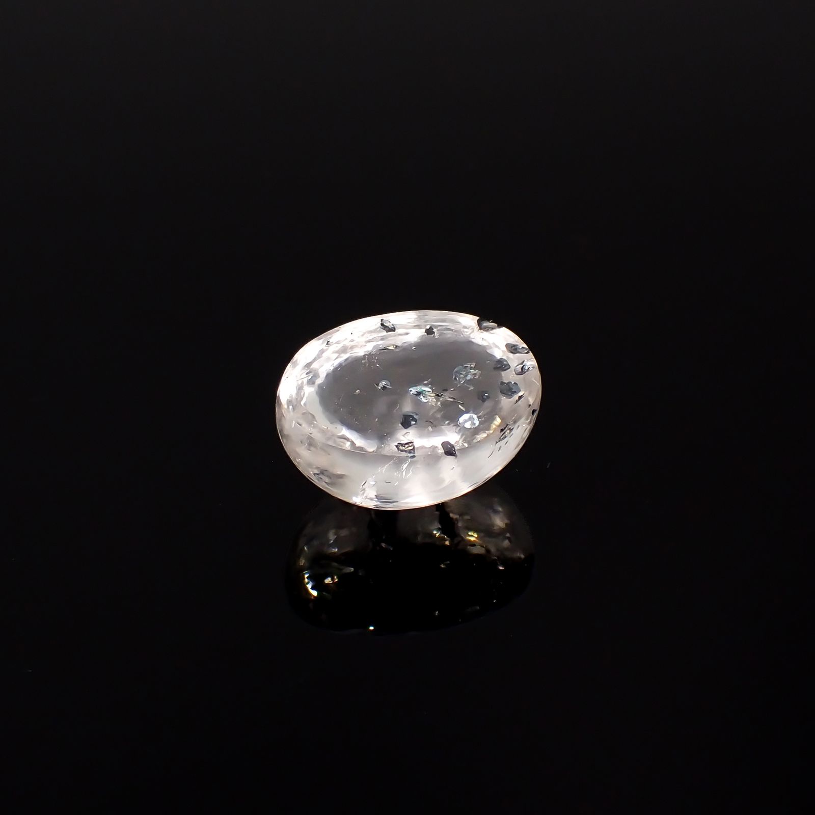 ヘマタイトインクォーツ 中国産 9.52ct[231023758]14.7x11.5mm前後
