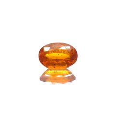 オレンジカイヤナイト(宝石名カイヤナイト) ネパール産 0.63ct 識別済[210310581]6.2×4.2mm前後
