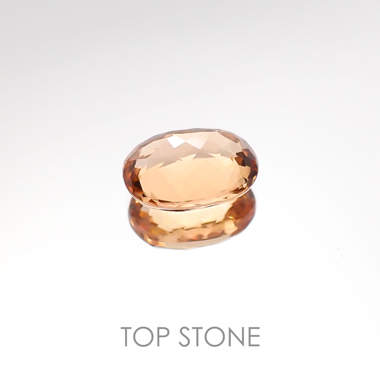 インペリアルトパーズ ブラジル産 ルース 1.59ct[20106516]8.1×6.4mm前後