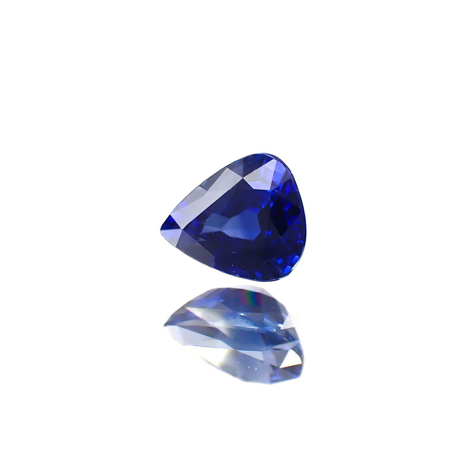 サファイア(宝石名サファイア)スリランカ/マダガスカル産 識別済 0.46ct / 4.9x4.2mm前後 [220917642]