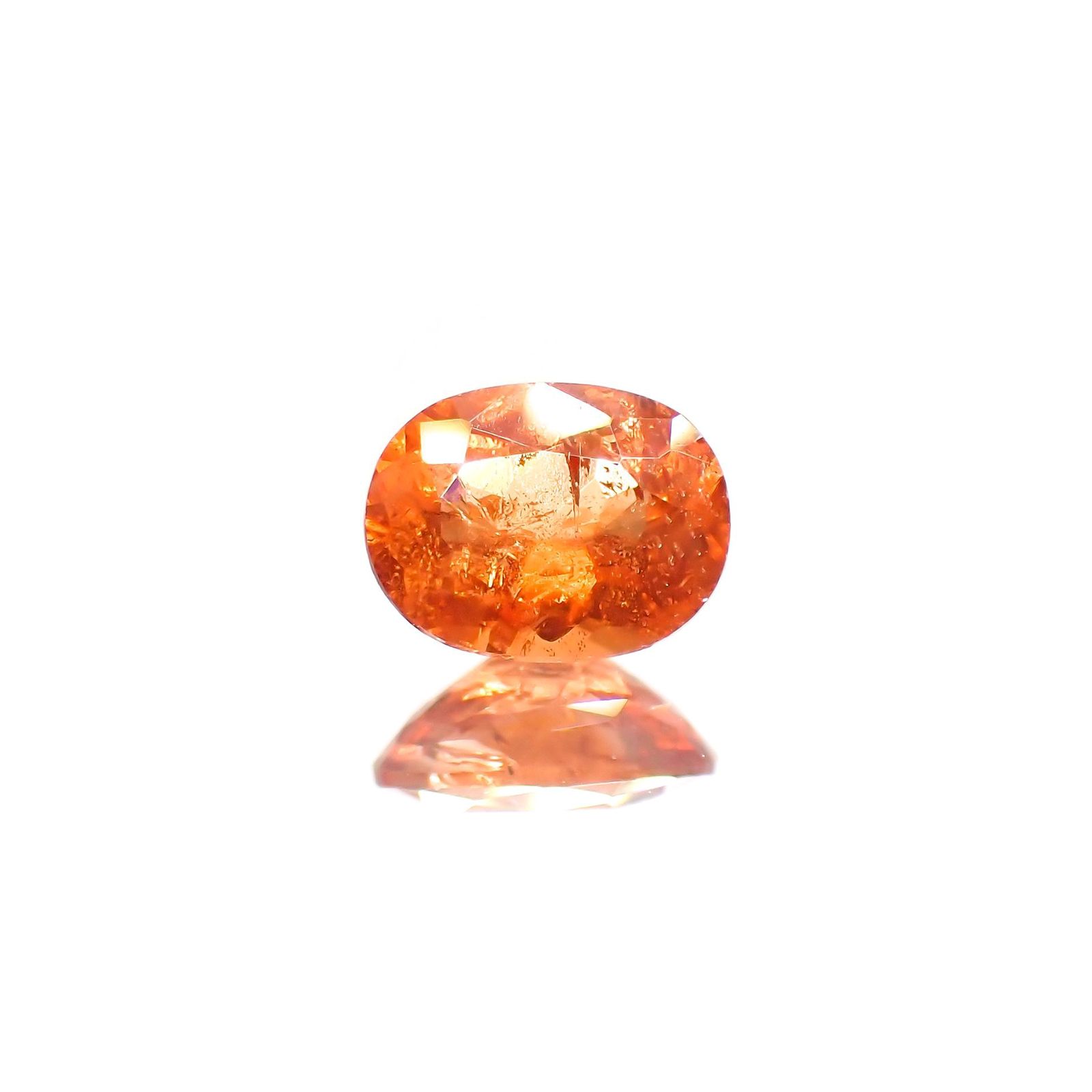 トリプライト(宝石名トリプライト) ブラジル産 0.592ct ソ付(彩珠)[210812527]5.8×4.4mm前後