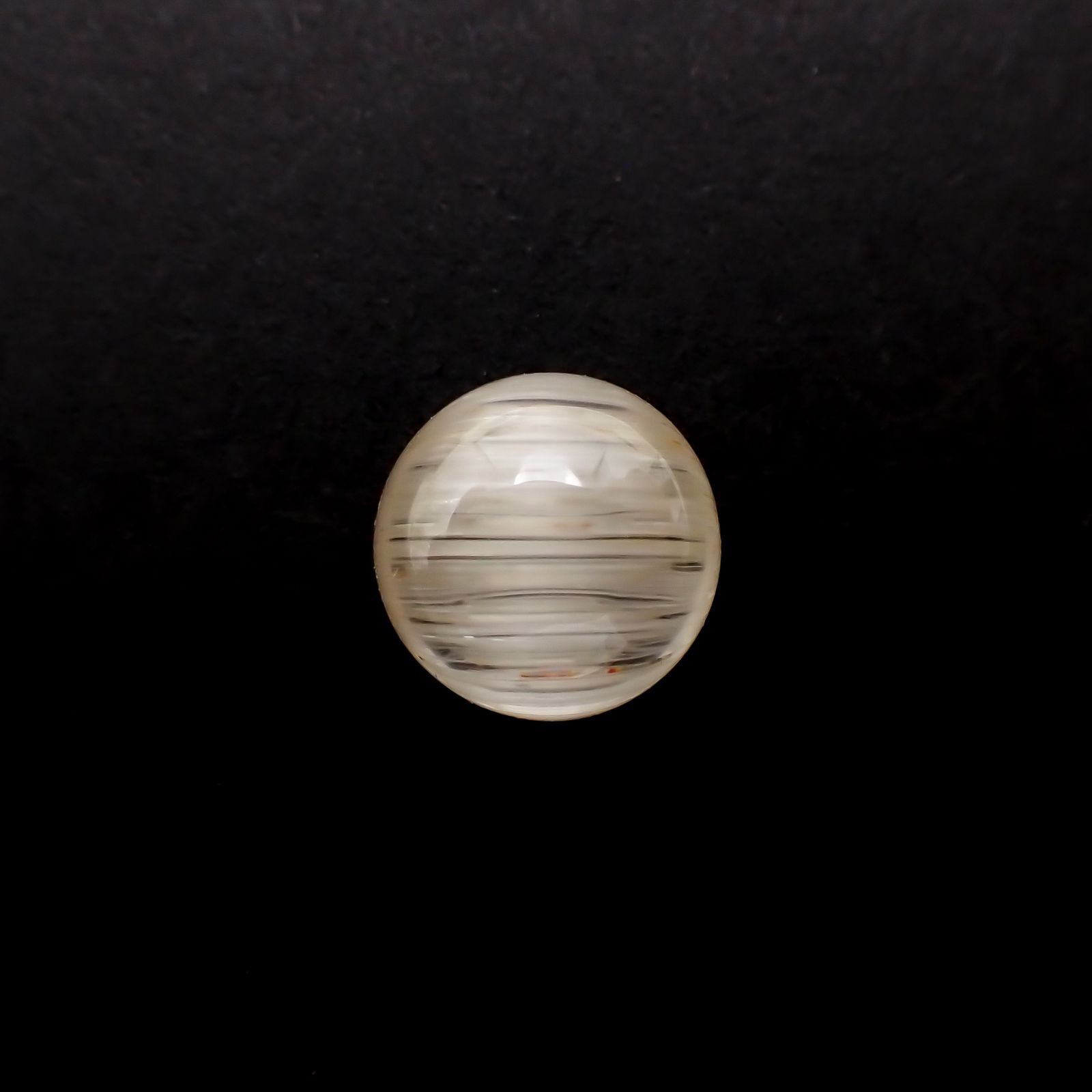 トパーズキャッツアイ ビルマ産 3.87ct[221018506]8.8x8.7mm前後