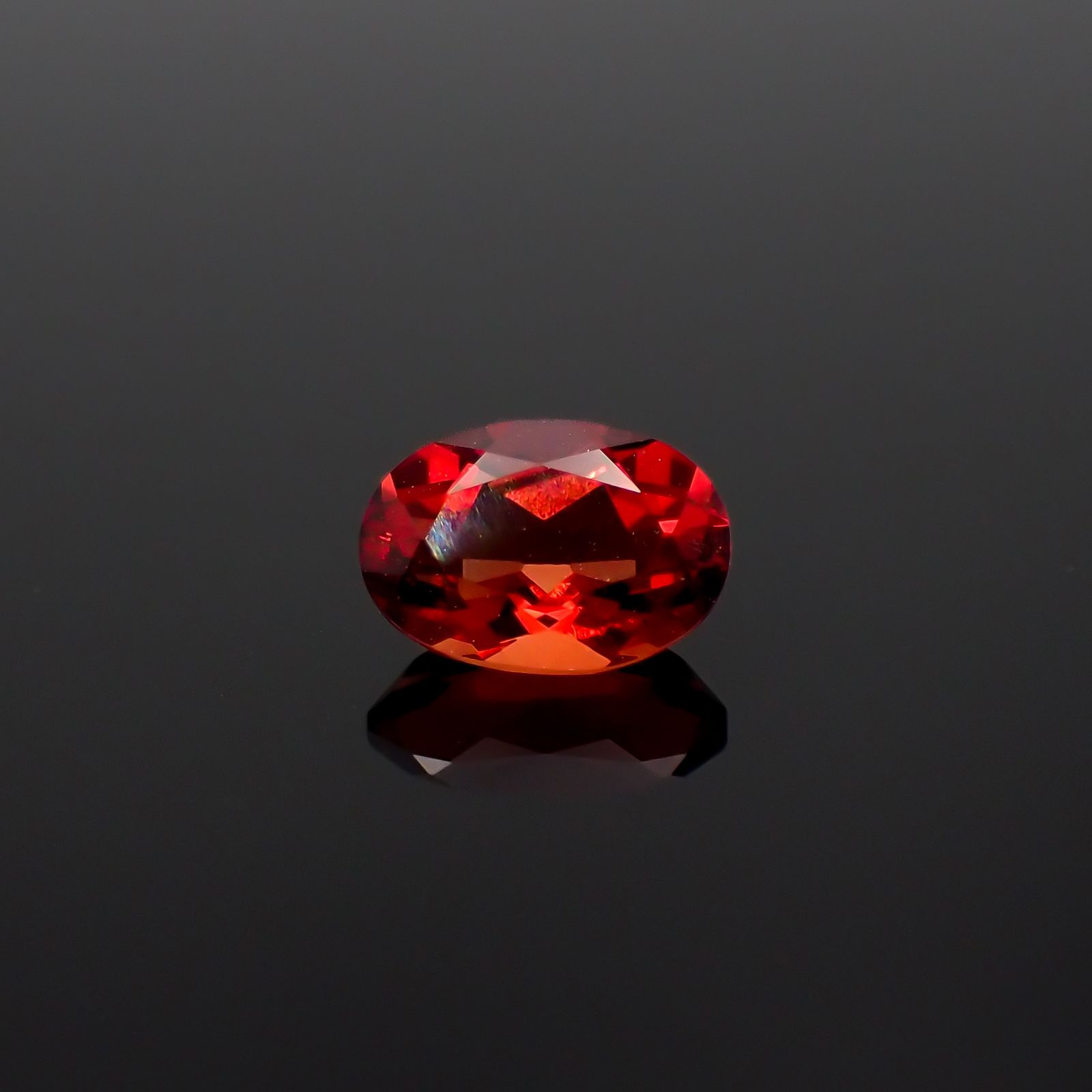 アンデシン(宝石名アンデシン/ラブラドライト)チベット産 0.76ct 識別済[231023732]7.1x4.9mm前後
