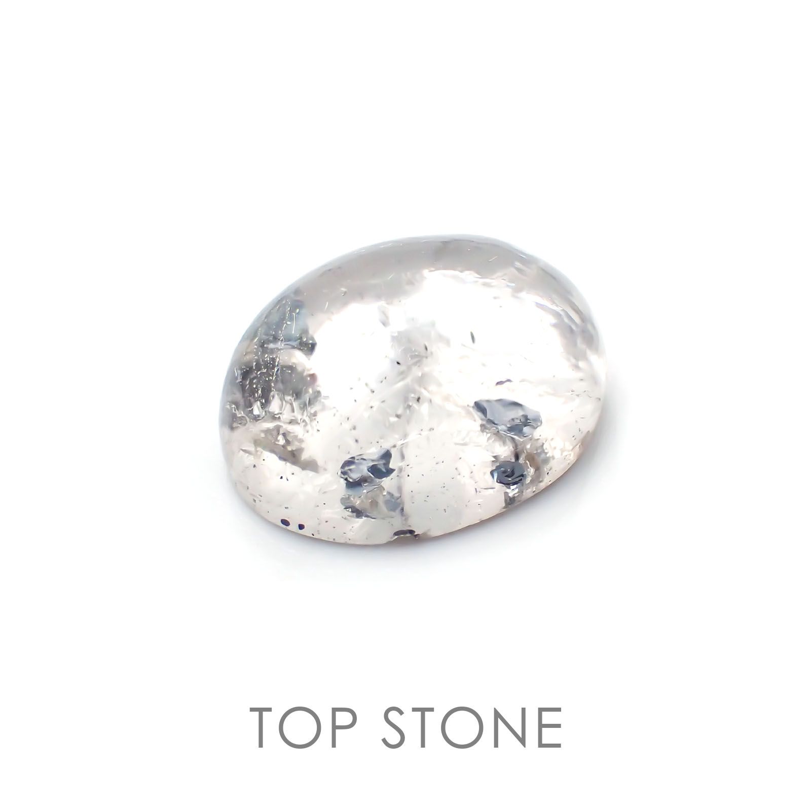 ヘマタイトインクォーツ 中国産 ルース 7.23ct[20117986]13.1×11.1mm前後