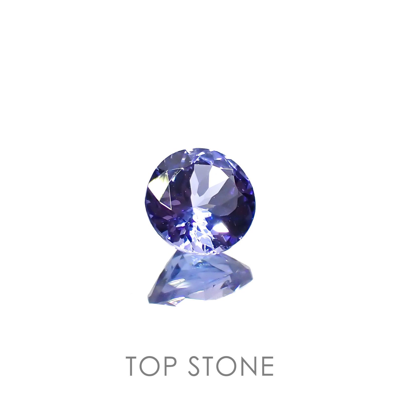 タンザナイト(宝石名タンザナイト)タンザニア産 0.49ct 識別済[230120201]5x5mm前後
