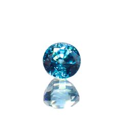 ラタナキリブルージルコン カンボジア産 1.39ct[220917928]5.2x5.2mm前後
