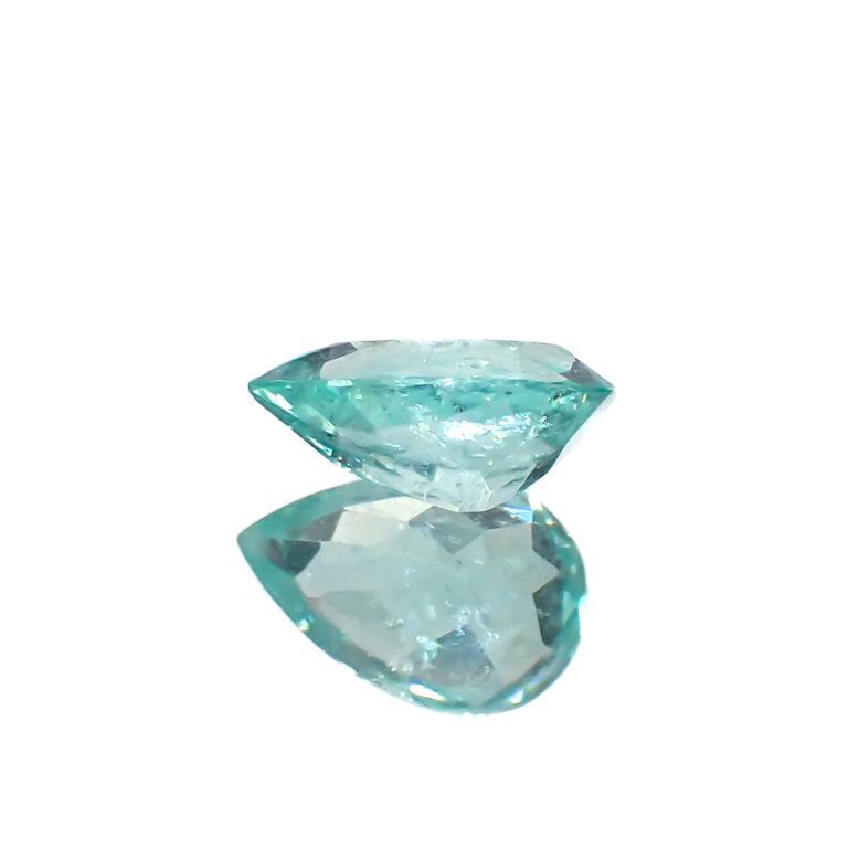 パライバトルマリン(宝石名トルマリン/別名パライバ・トルマリン)ブラジル産 0.392ct ソ付(宝貴協)[221018831]6.1x4.1mm前後